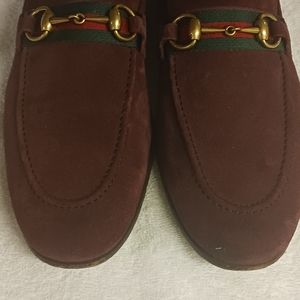 Men Gucci Web loafers size 10